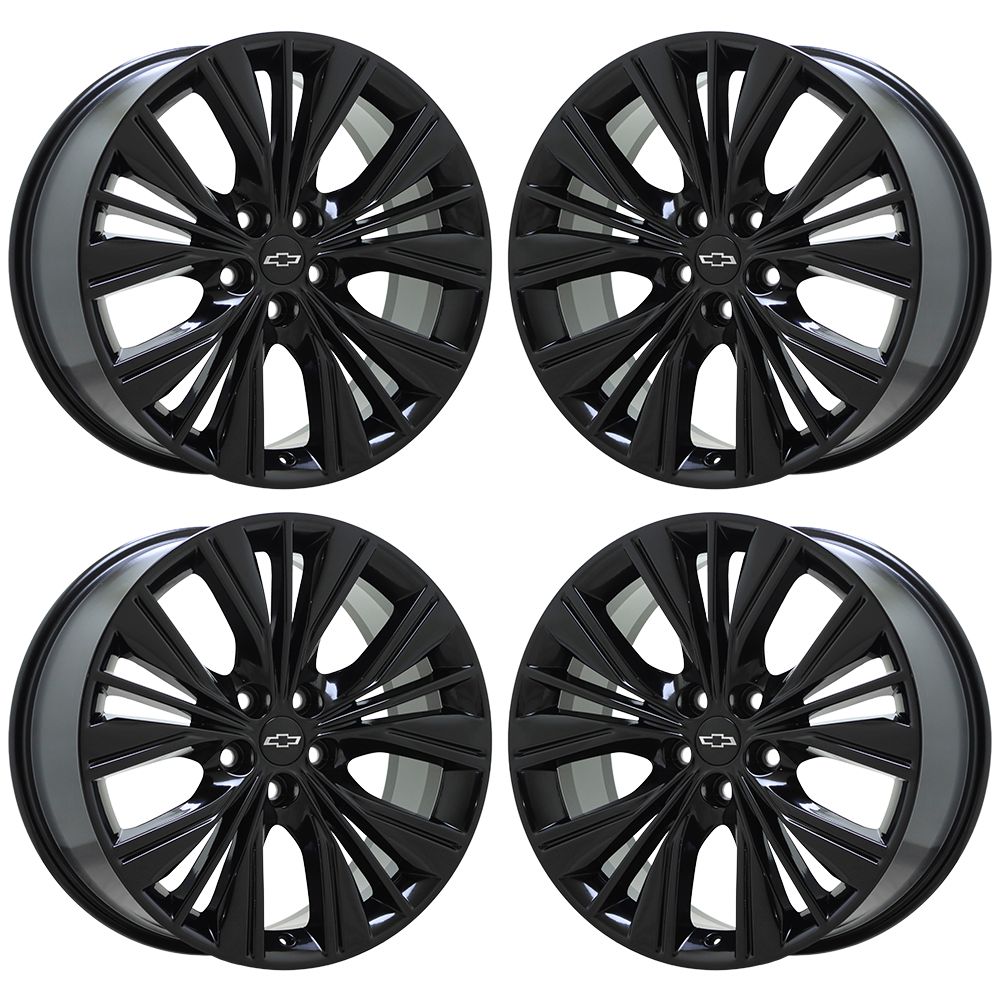20" Chevrolet Impala Gloss Black wheels rims Factory OEM set 5615